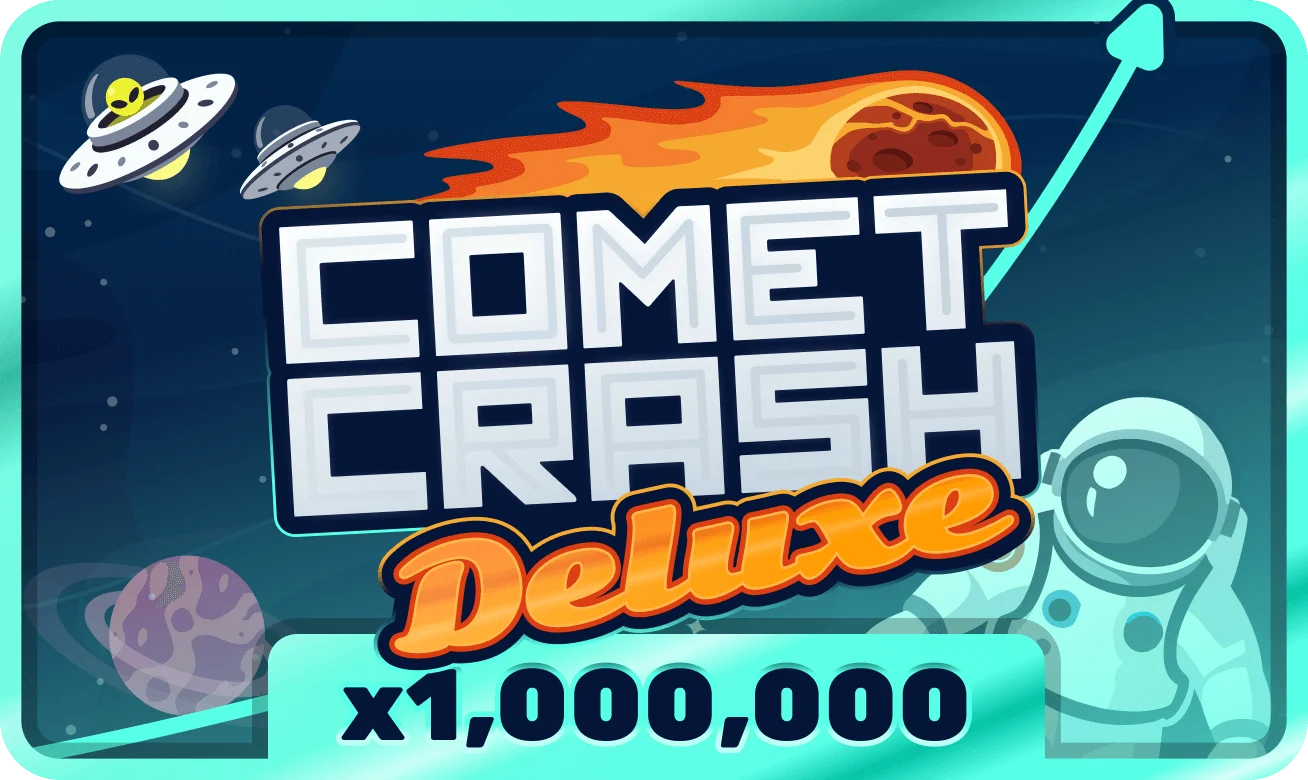 Portada de un juego crash con colores intensos y sensación de velocidad.