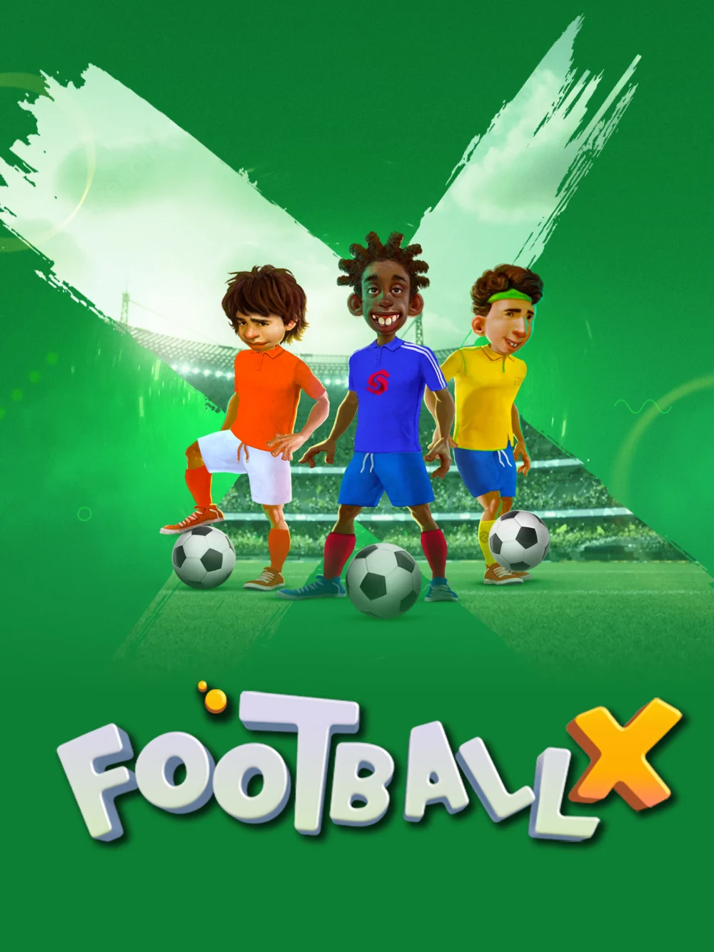 Juego o evento de fútbol con composición deportiva y enfoque competitivo.